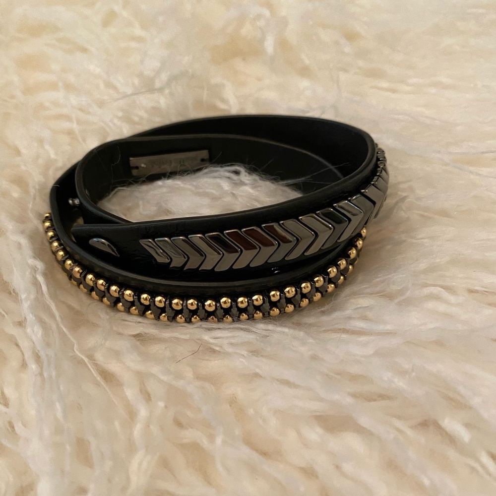Stella & Dot double leather band